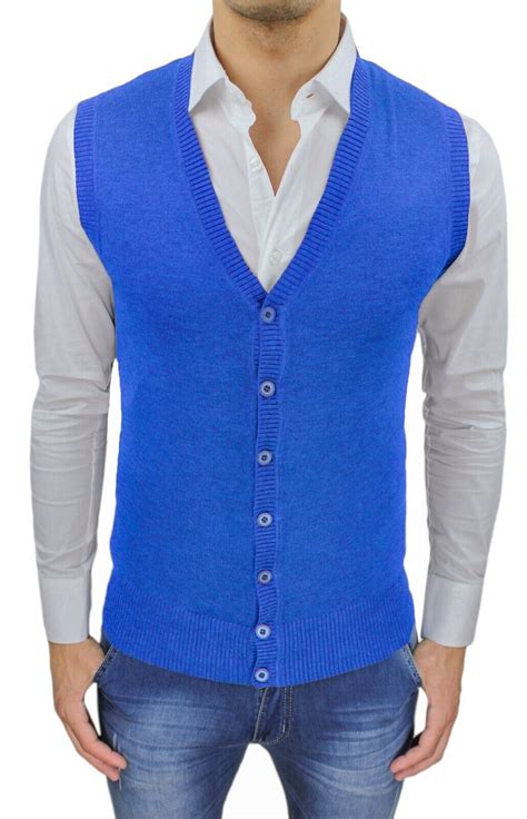 MAGLIONCINO BLU GUCCI TAGLIA M cotone cardigan .